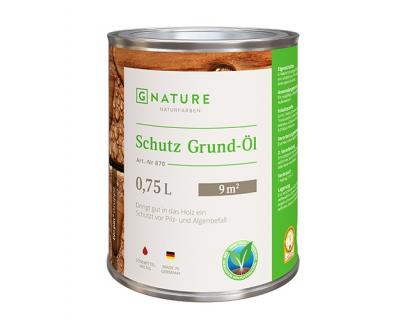 Защитный грунт-масло для дерева GNature 870 Schutz Grund-Öl - 0,75 л.
