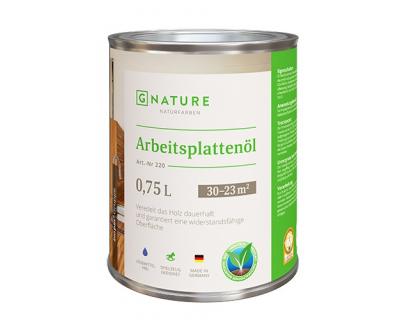 Масло для столешниц из дерева GNature 227 Arbeitsplattenöl - 0,75 л.