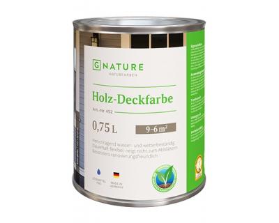 Укрывная краска для дерева G-Nature 452 Holz-Deckfarbe 0,125 л.