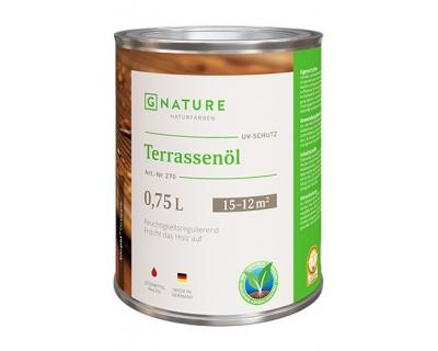 Масло для террас GNature 277 Terrassenöl - 0,375 л.